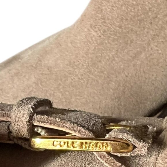 🌻NWOT Cole Haan Grand OS Hampshire Tan Suede Buckle Bootie Women's Size 6 - Picture 5 of 11